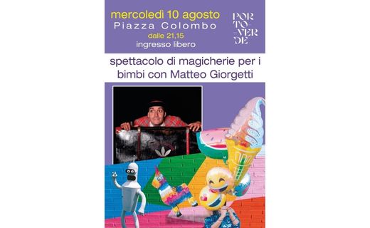 Spettacolo di Magicherie per i bimbi con Matteo Giorgetti